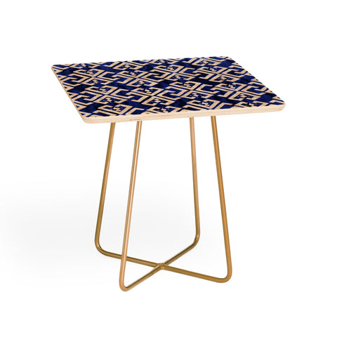 Schatzi Brown Justina Criss Cross Blue Side Table