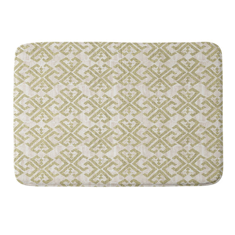 Schatzi Brown Justina Criss Cross tan Memory Foam Bath Mat