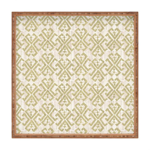 Schatzi Brown Justina Criss Cross tan Square Tray