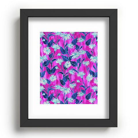 Schatzi Brown Justina Floral Pink Recessed Framing Rectangle