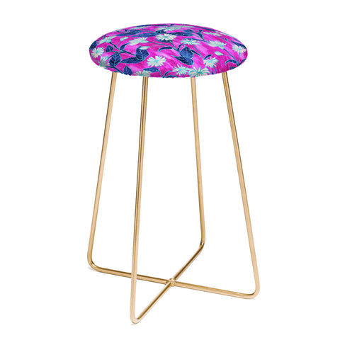 Schatzi Brown Justina Floral Pink Counter Stool