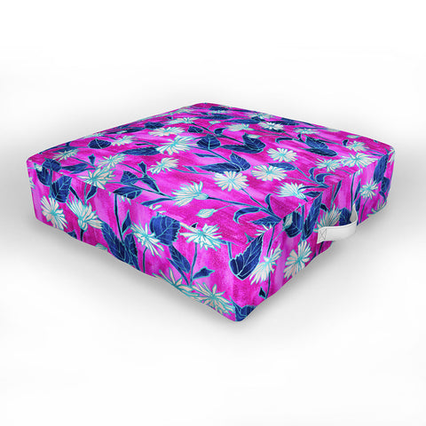 Schatzi Brown Justina Floral Pink Outdoor Floor Cushion