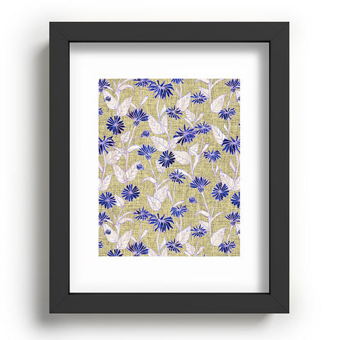 Schatzi Brown Justina Floral Tan Recessed Framing Rectangle