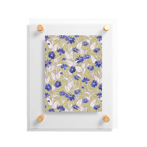 Schatzi Brown Justina Floral Tan Floating Acrylic Print