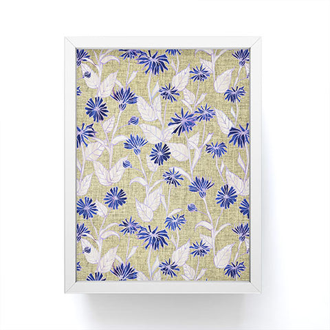 Schatzi Brown Justina Floral Tan Framed Mini Art Print
