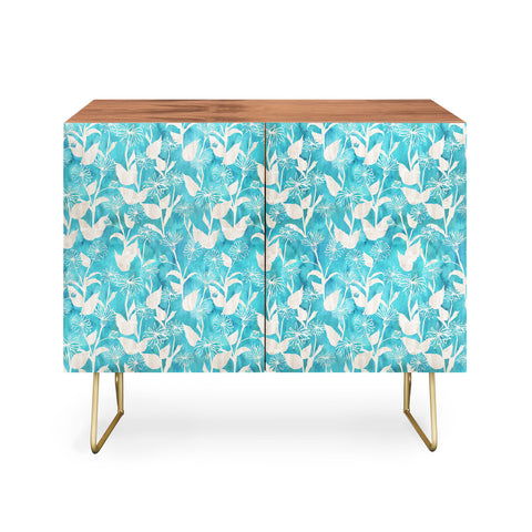 Schatzi Brown Justina Floral Turquoise Credenza