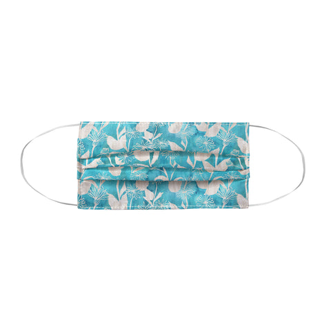 Schatzi Brown Justina Floral Turquoise Face Mask