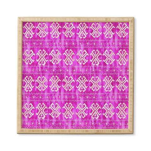 Schatzi Brown Justina Mark Hot Pink Framed Wall Art