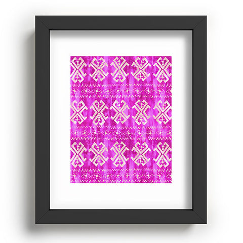 Schatzi Brown Justina Mark Hot Pink Recessed Framing Rectangle