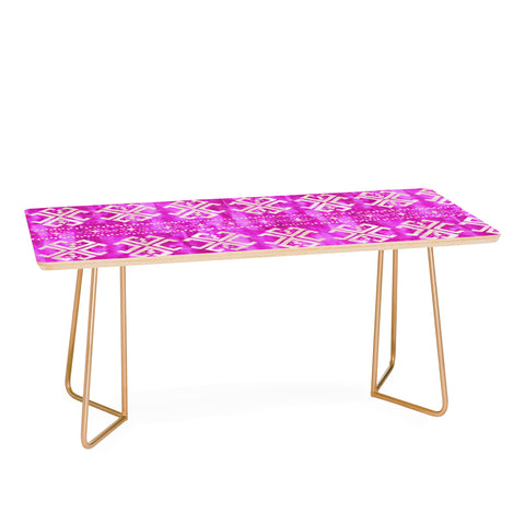 Schatzi Brown Justina Mark Hot Pink Coffee Table