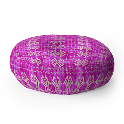 Schatzi Brown Justina Mark Hot Pink Floor Pillow Round
