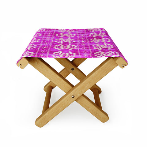 Schatzi Brown Justina Mark Hot Pink Folding Stool