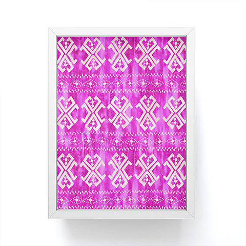 Schatzi Brown Justina Mark Hot Pink Framed Mini Art Print