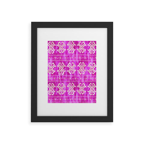 Schatzi Brown Justina Mark Hot Pink Framed Art Print