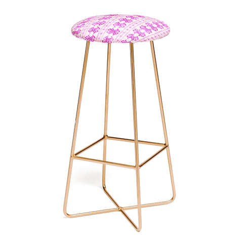 Schatzi Brown Justina Mark Peach ans Pink Bar Stool