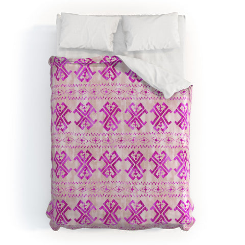 Schatzi Brown Justina Mark Peach ans Pink Duvet Cover