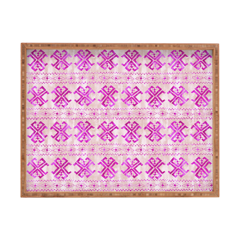 Schatzi Brown Justina Mark Peach ans Pink Rectangular Tray