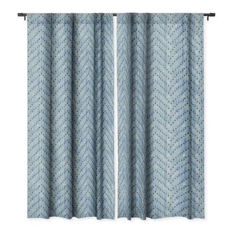 Schatzi Brown Justina Mix Denim Blackout Window Curtain