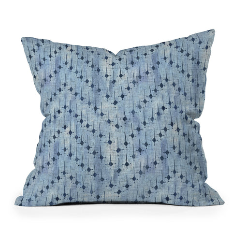 Schatzi Brown Justina Mix Denim Throw Pillow