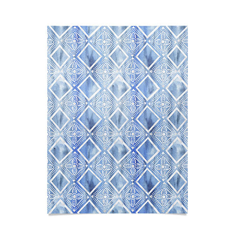 Schatzi Brown Kahala Flower Chambray Poster