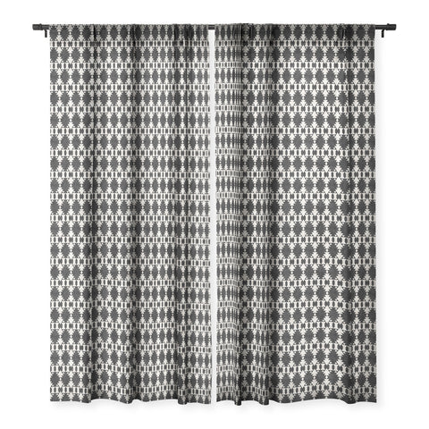 Schatzi Brown Kilim Kind 1E Sheer Window Curtain