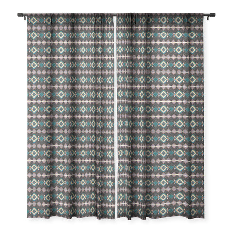 Schatzi Brown Kilim Kind 2b Sheer Window Curtain