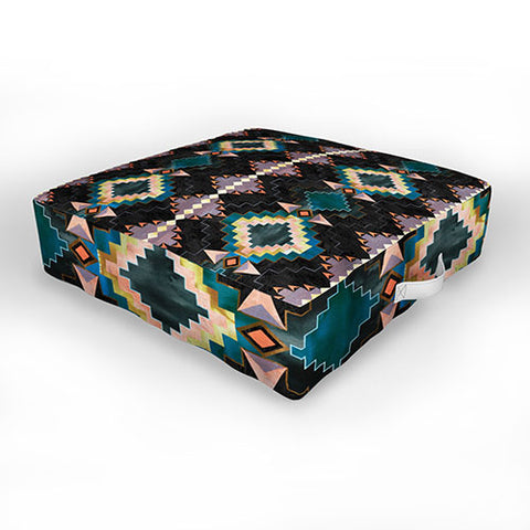Schatzi Brown Kilim Kind 2b Outdoor Floor Cushion