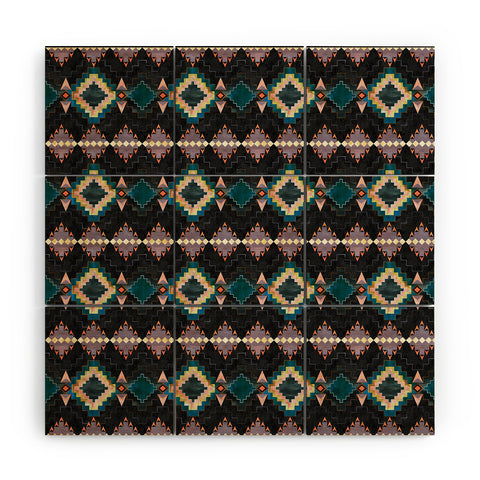 Schatzi Brown Kilim Kind 2b Wood Wall Mural