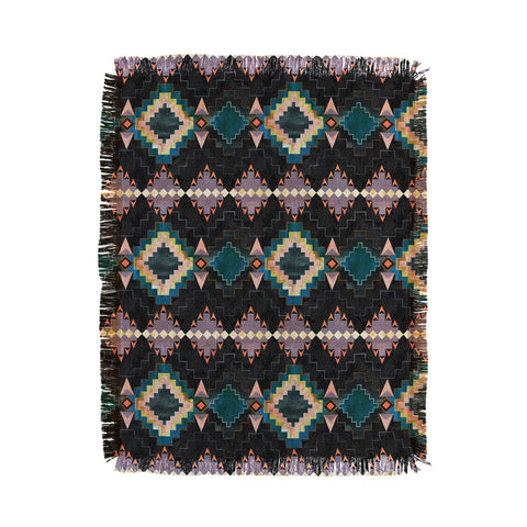 Schatzi Brown Kilim Kind 2b Throw Blanket