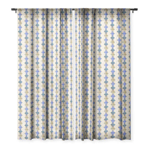 Schatzi Brown Kilim Kind 5A Sheer Window Curtain