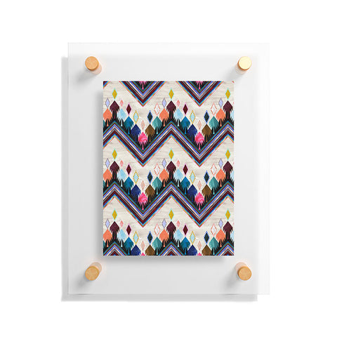 Schatzi Brown Kilim Kind Chevron 2A Floating Acrylic Print