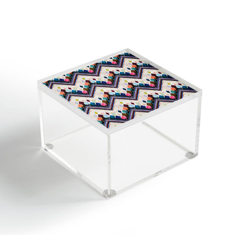 Schatzi Brown Kilim Kind Chevron 2A Acrylic Box