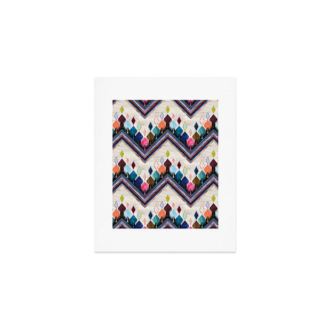 Schatzi Brown Kilim Kind Chevron 2A Art Print