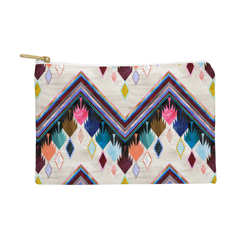 Schatzi Brown Kilim Kind Chevron 2A Pouch