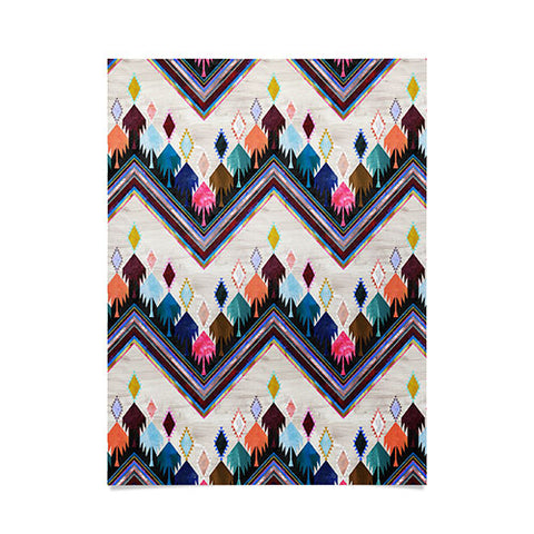 Schatzi Brown Kilim Kind Chevron 2A Poster