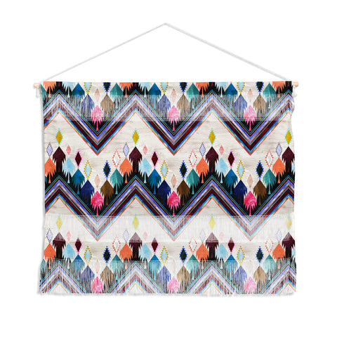 Schatzi Brown Kilim Kind Chevron 2A Wall Hanging Landscape