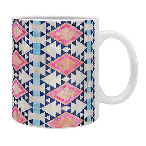 Schatzi Brown Kilim Kind Diamond Pink Coffee Mug