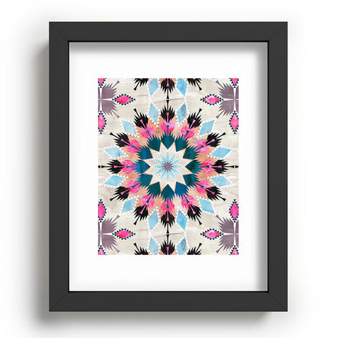 Schatzi Brown Kilim Kind Mandala A Recessed Framing Rectangle