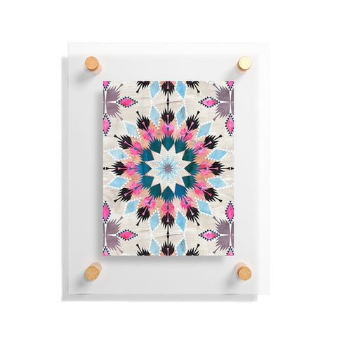 Schatzi Brown Kilim Kind Mandala A Floating Acrylic Print
