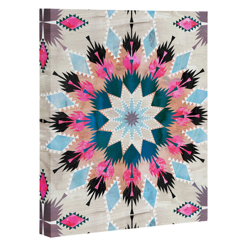 Schatzi Brown Kilim Kind Mandala A Art Canvas