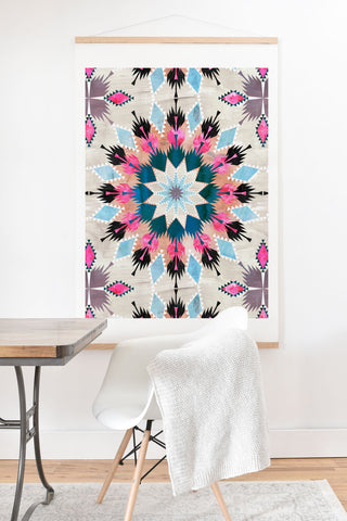 Schatzi Brown Kilim Kind Mandala A Art Print And Hanger