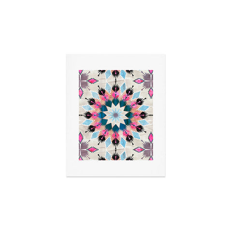 Schatzi Brown Kilim Kind Mandala A Art Print