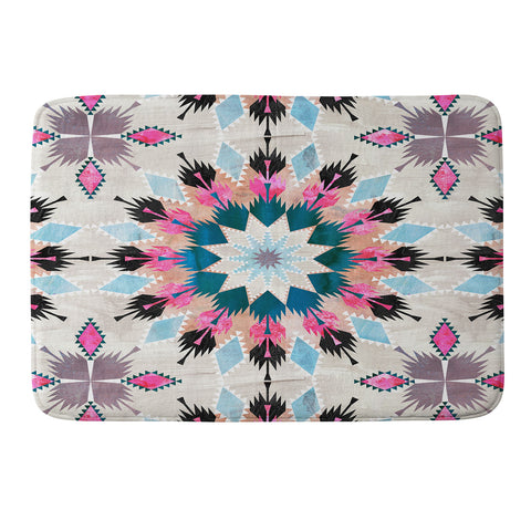 Schatzi Brown Kilim Kind Mandala A Memory Foam Bath Mat