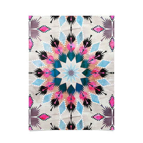Schatzi Brown Kilim Kind Mandala A Poster