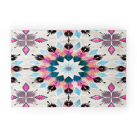 Schatzi Brown Kilim Kind Mandala A Welcome Mat