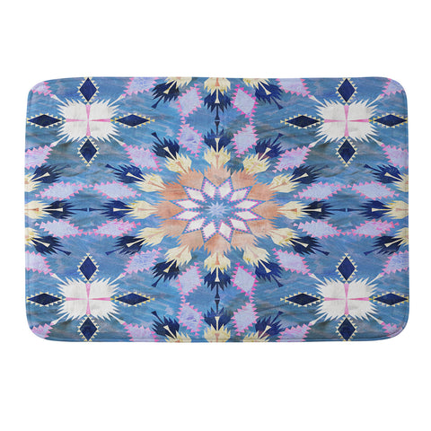 Schatzi Brown Kilim Kind Mandala B Memory Foam Bath Mat