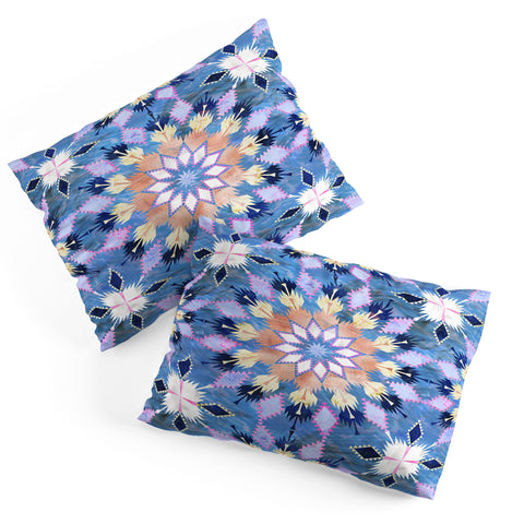 Schatzi Brown Kilim Kind Mandala B Pillow Shams