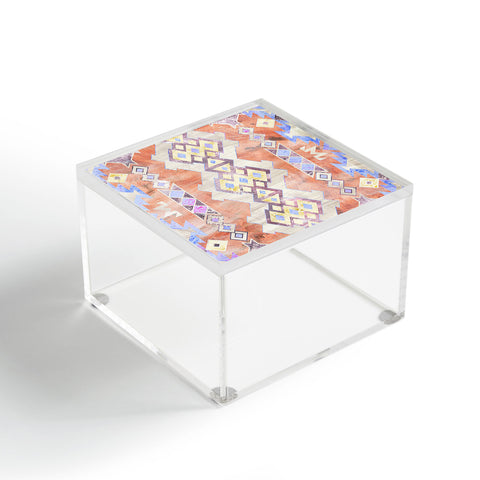 Schatzi Brown Kilim Kind Peach Acrylic Box