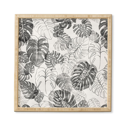 Schatzi Brown Kona Tropic black white Framed Wall Art