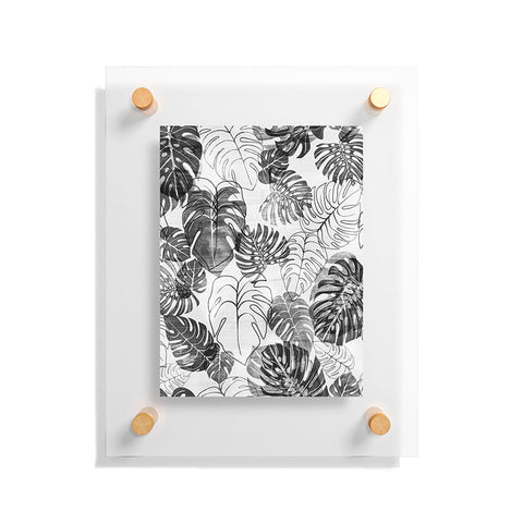 Schatzi Brown Kona Tropic black white Floating Acrylic Print